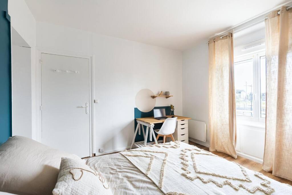 La Clef - Appartement Proche Centre Et Gare Saint-Brieuc Kültér fotó